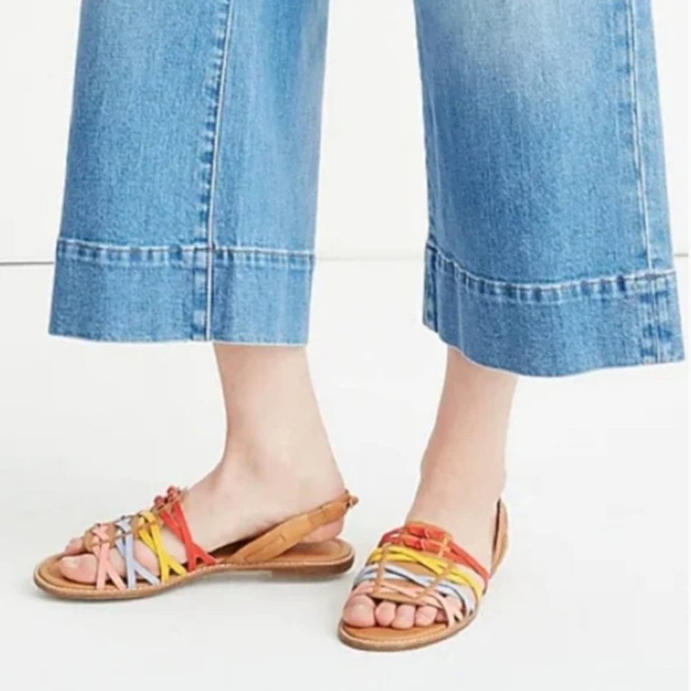 Madewell May Hurache leather womens sandals size 9